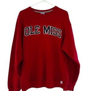 Russell Athletic Red Women's Crew Neck Sweater